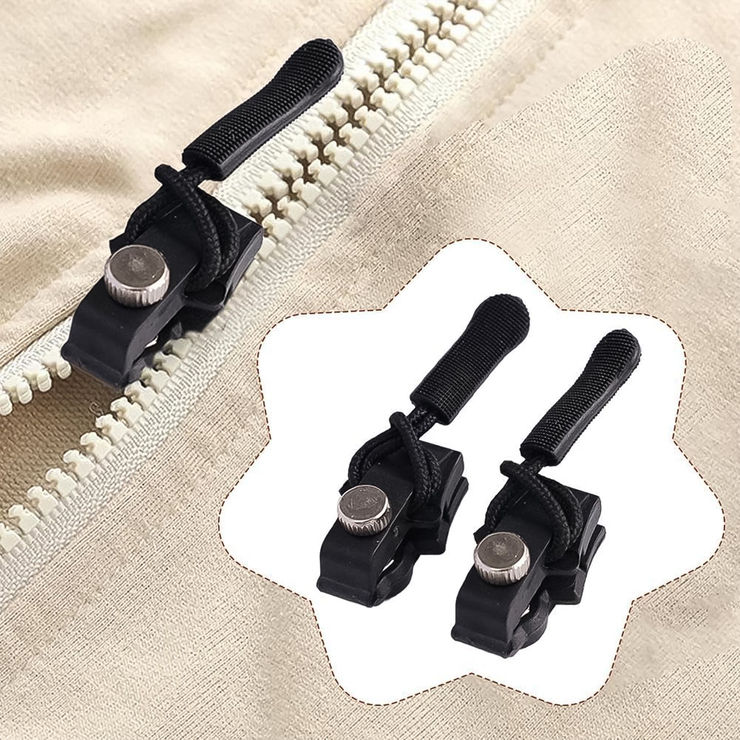 Portable Universal Detachable Zipper Slider (1 Pc Big) - Happy Price - Image 2