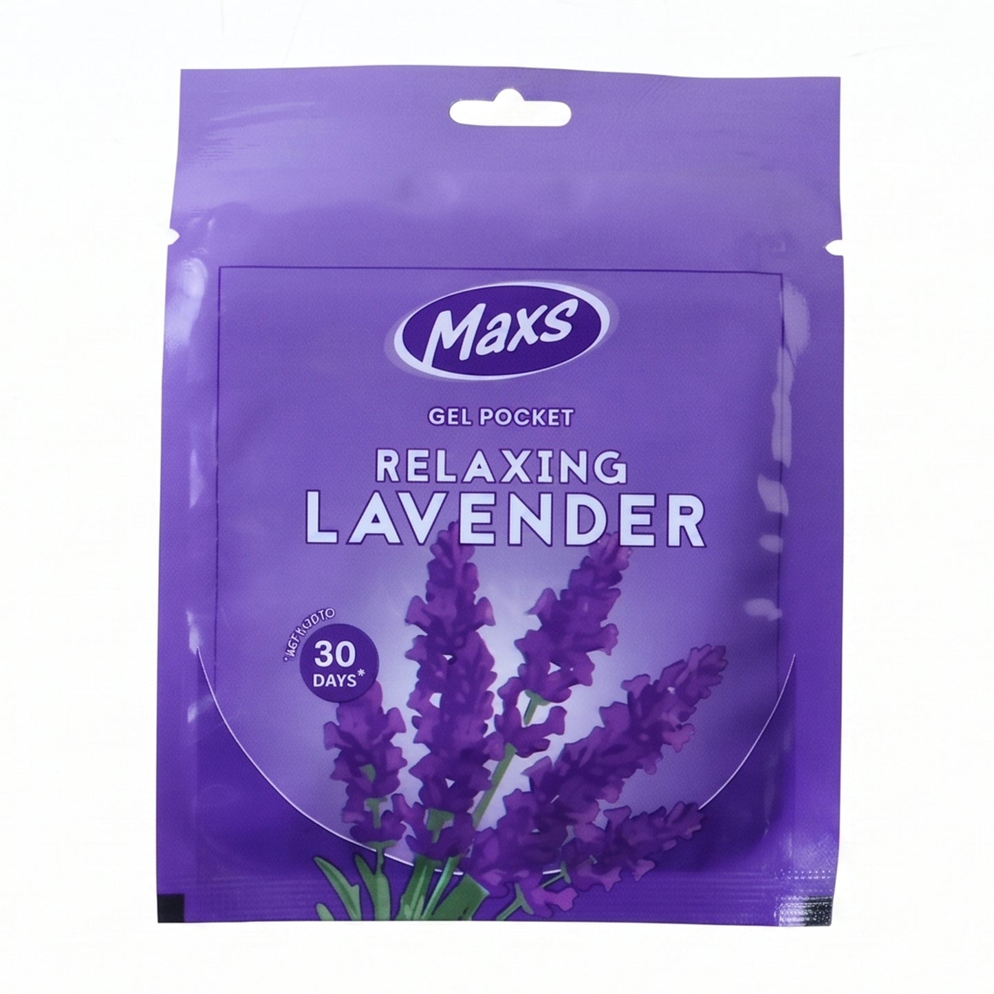 Maxs Relaxing Lavender Gel Air Freshener Pocket Long Lasting 10 Gm