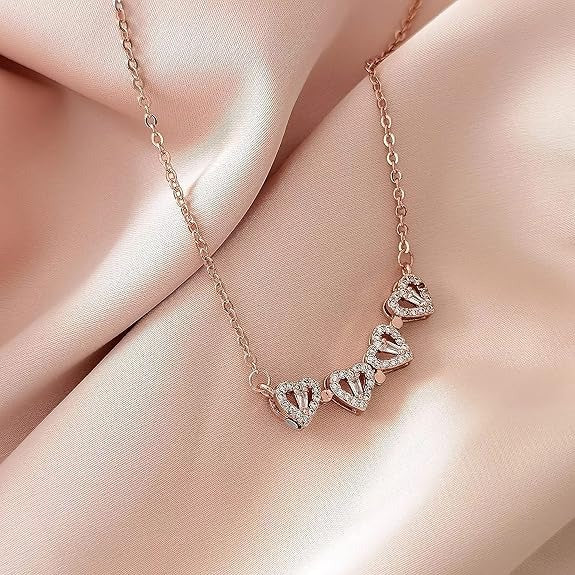 Golden Rose Necklace Set Perfect Gift Set - Happy Price - Image 5