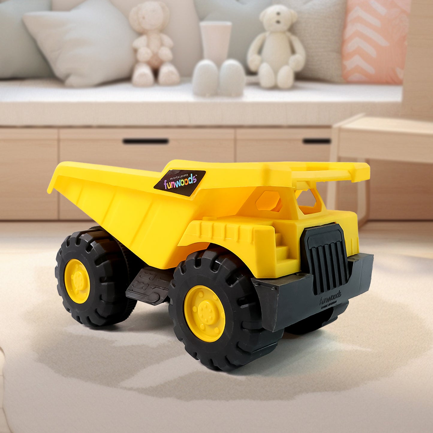 Friction Powered Dump Truck Toy - 1 Pc - Happy Price - Image 7