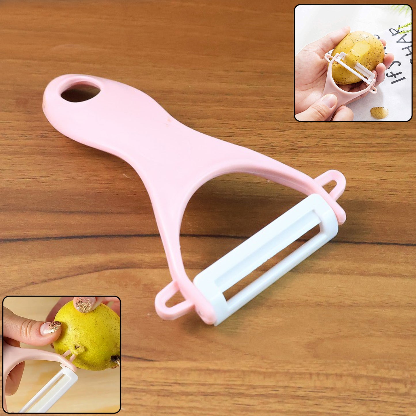 Stainless Steel Blade Peeler Universal Peeler For Professional And Household Kitchen Peeler (1 Pc) - Happy Price - Image 8