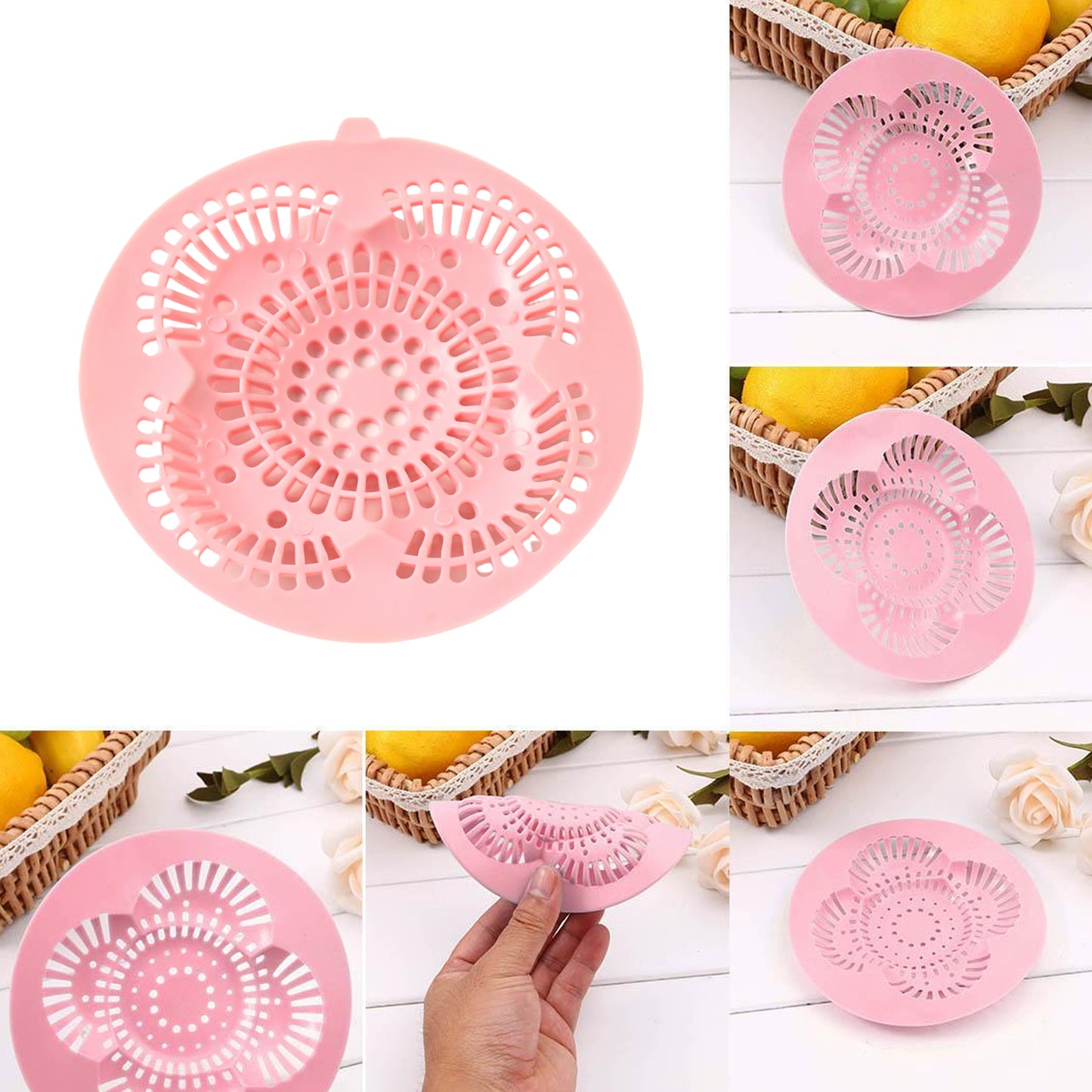 Multipurpose Silicone Sink Drain Hair Catcher And Filter Cover (1 Pc) - Happy Price - Image 5