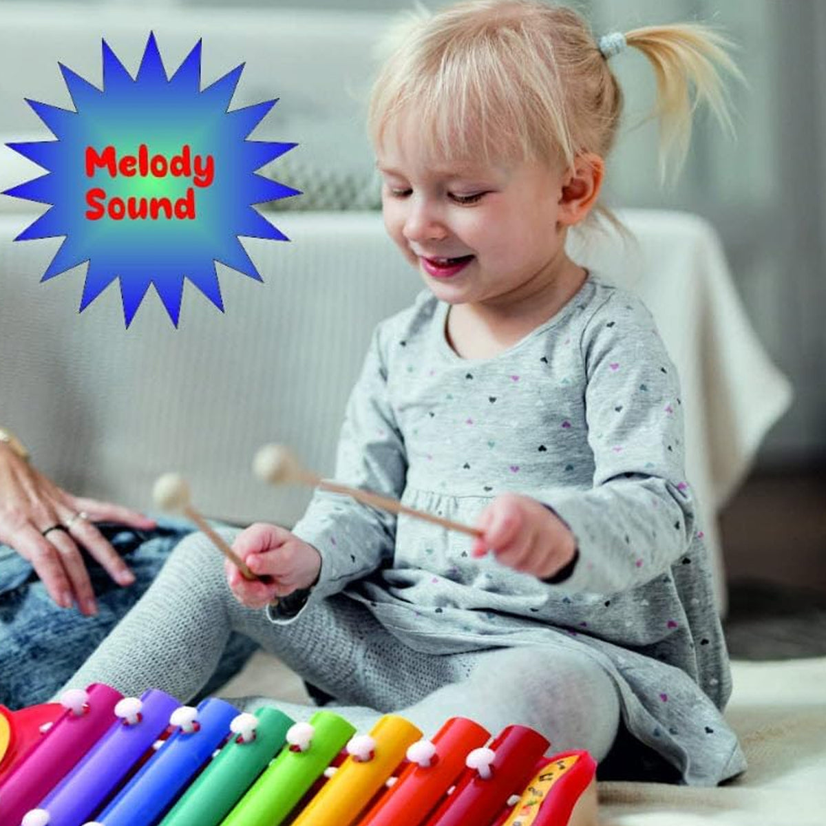 Vibrant Musical Xylophone Toy for Kids with 2 Mallets - Early Learning Instrument - Happy Price - Image 4