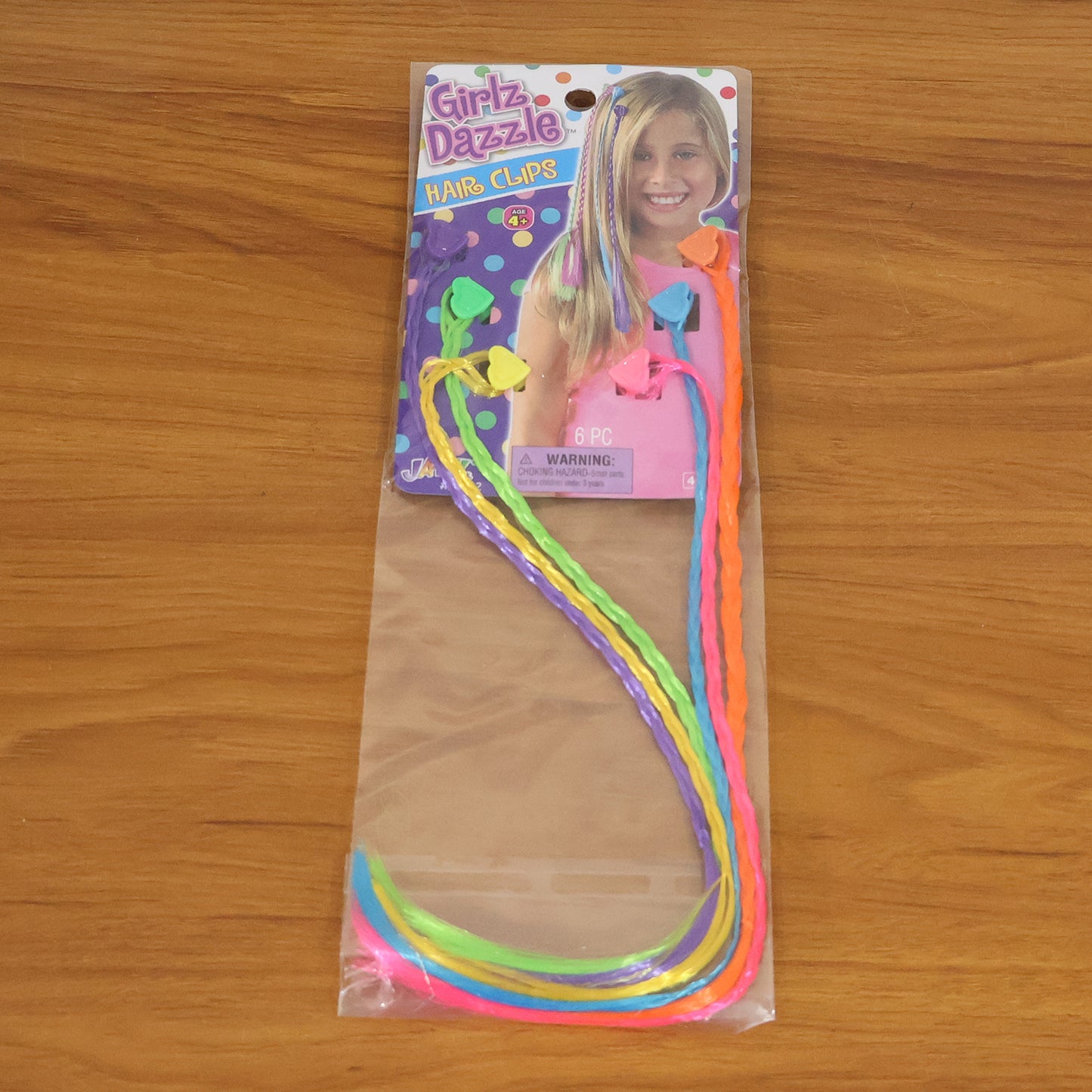 Colourful Braided Hair Streaks for Girls - 6 Pc Clip-In Extension Set - Happy Price - Image 7