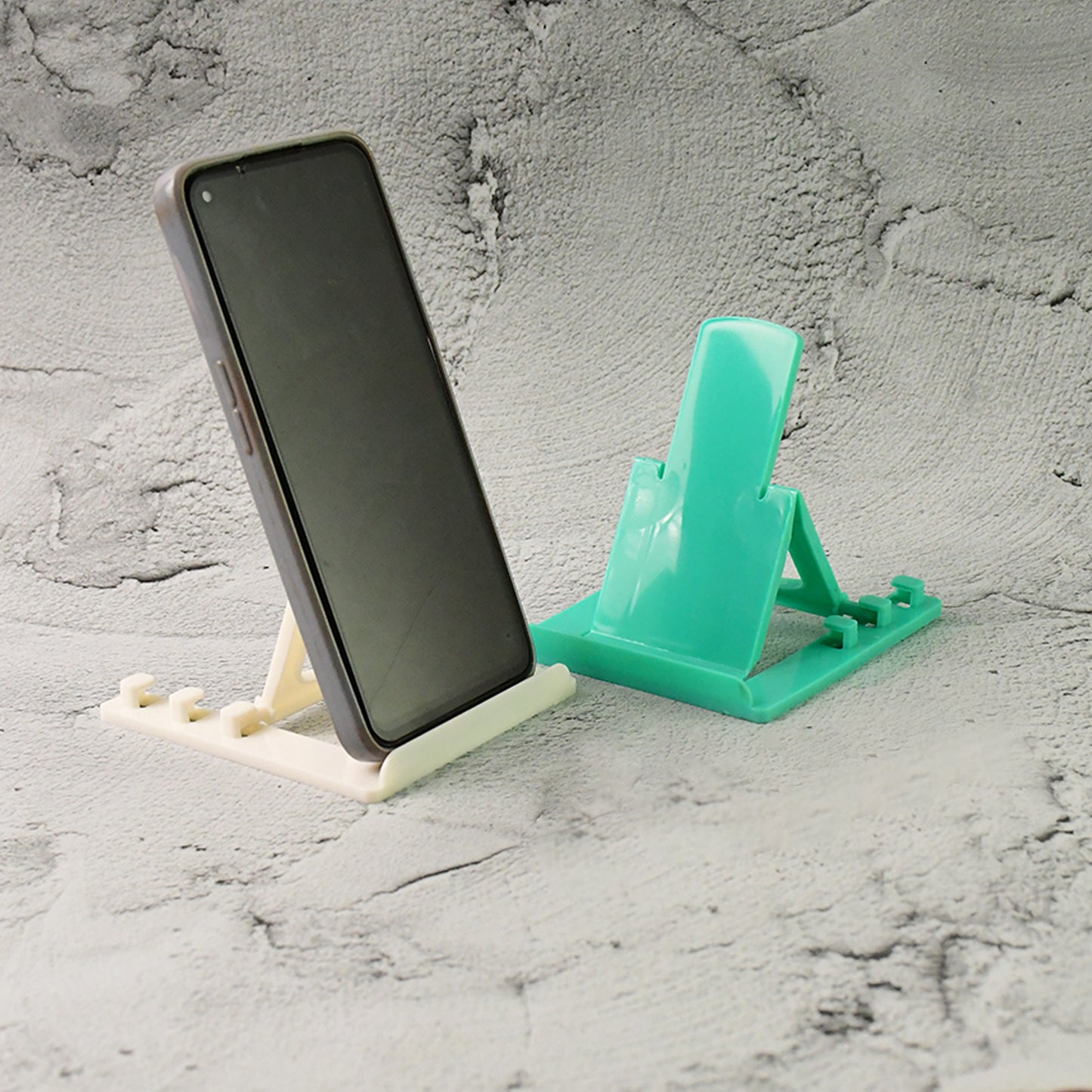 Adjustable Foldable Plastic Mobile Phone Stand Holder (2 Pc) - Happy Price - Image 6