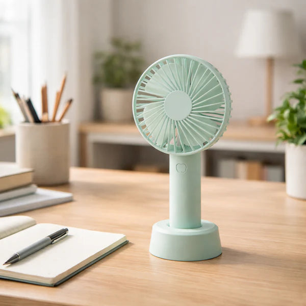 Portable Handheld Fan for Summer Comfort - Battery Not Included - Happy Price - Image 6