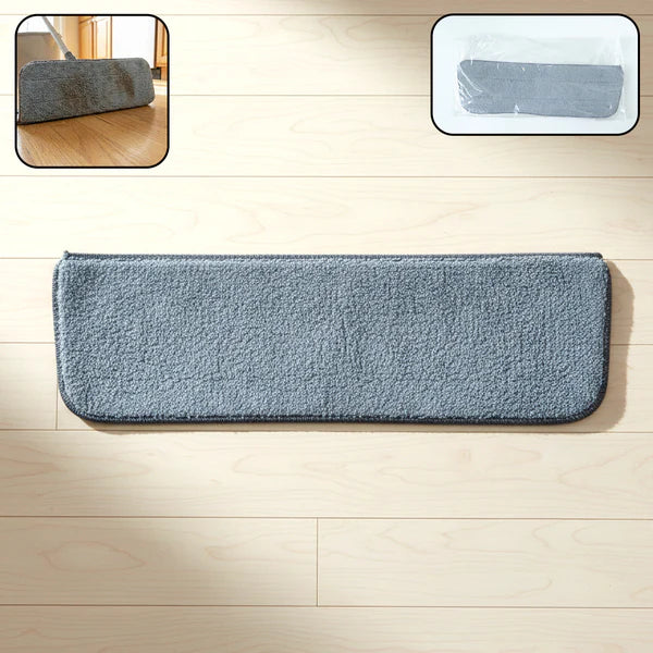 40x13 Cm Microfiber Flat Mop Pad Refill (1 Pc) - Washable & Reusable Floor Cleaning Cloth - Happy Price - Image 5