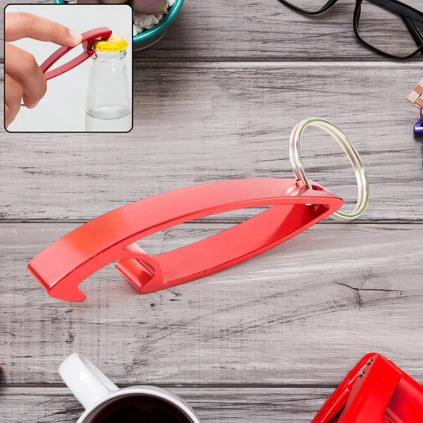 2 In 1 Compact Metal Bottle Opener With Keyring (1 Pc) - Happy Price - Image 6