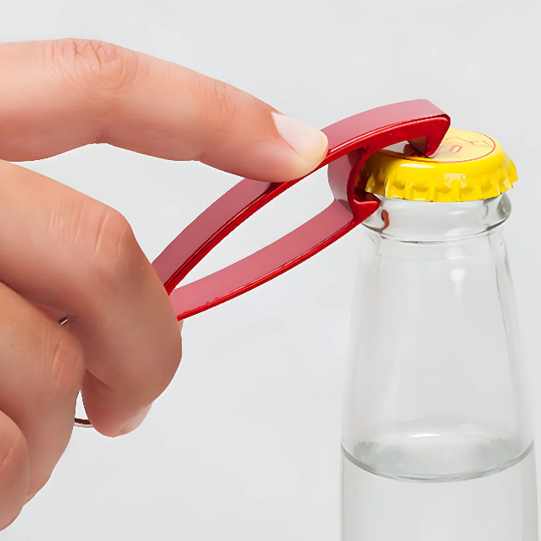 2 In 1 Compact Metal Bottle Opener With Keyring (1 Pc) - Happy Price - Image 3