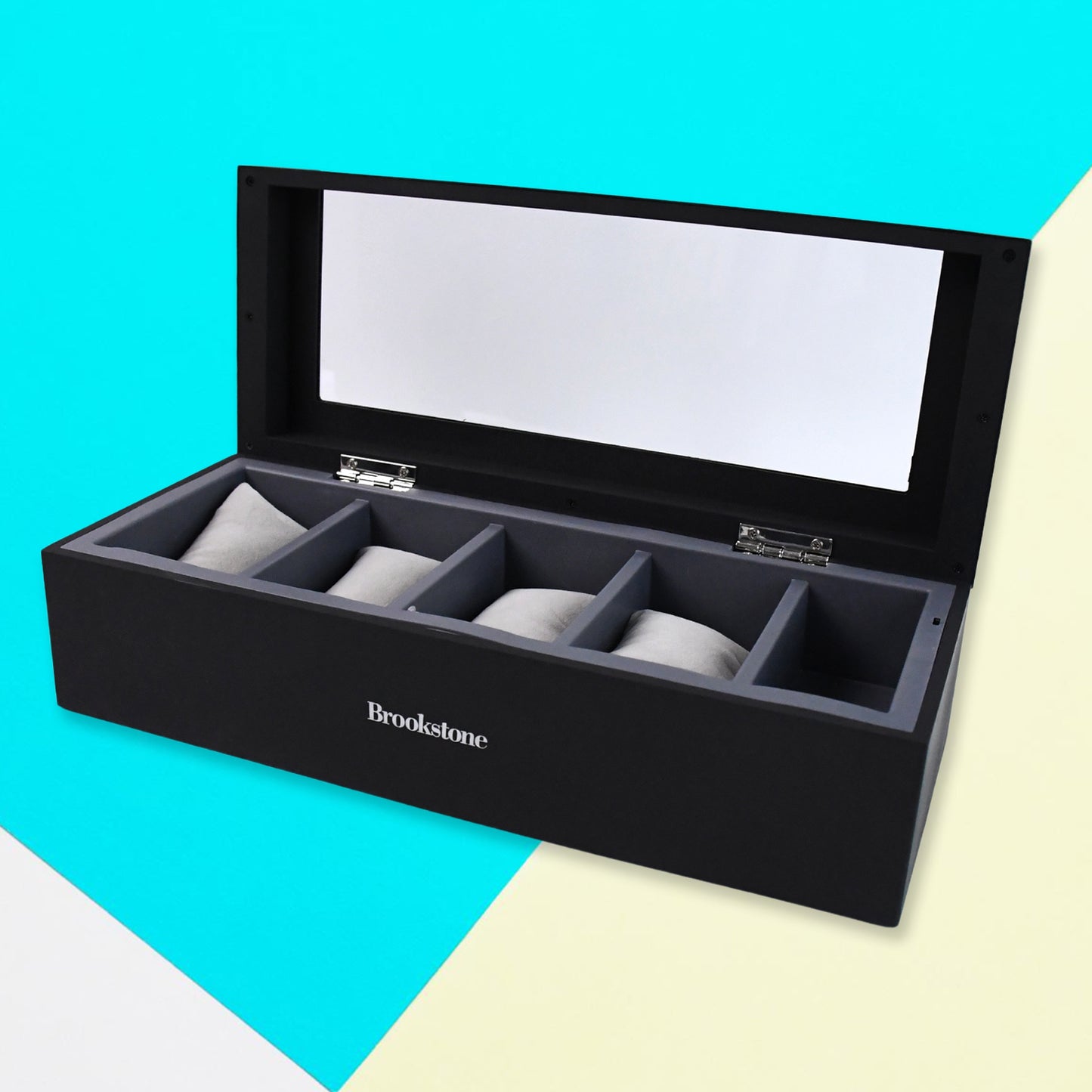Style Fresh And Simple Girl Earrings Plate Jewellery Box Earrings Ring Multi-function Jewellery Storage Box - Happy Price - Image 2