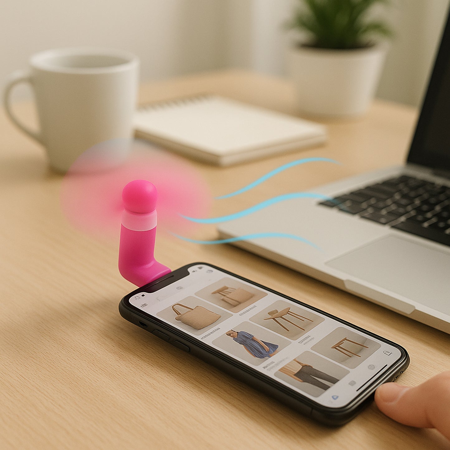 Mini Mobile Phone Cooling Fan - 1 Pc - Happy Price - Image 5