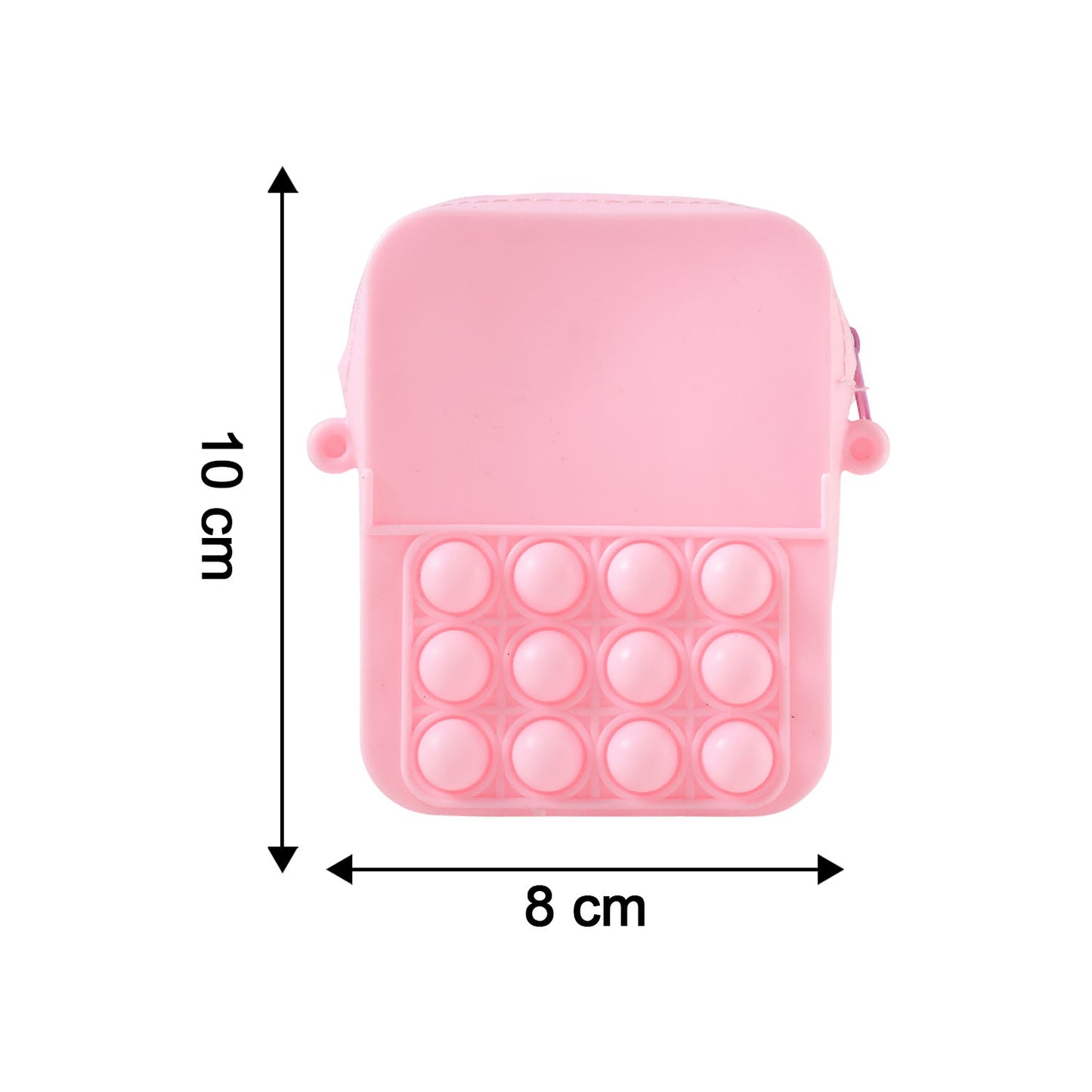 Kids Pop It Fidget Sling Bag - Silicone Bubble Crossbody Pouch (1 Pc) - Happy Price - Image 5