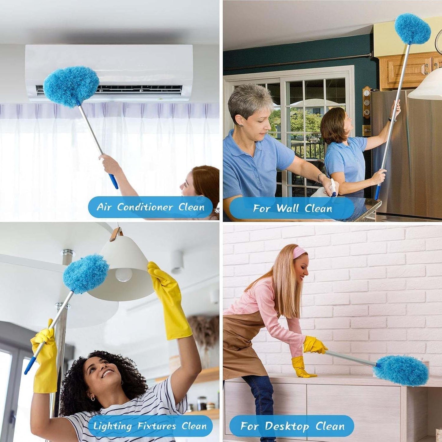 Extendable Microfiber Duster for High Reach Cleaning - 83.5 cm - Happy Price - Image 5