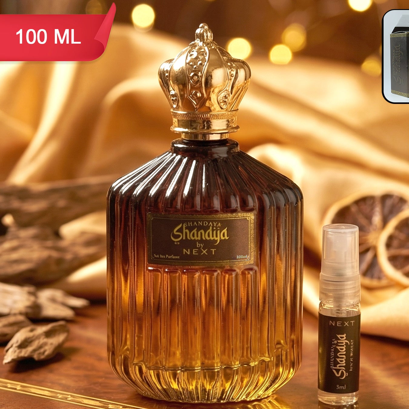 Shanaya Oud Premium Perfume Spray for Men & Women, Long-Lasting Fragrance, 100 ML - Great Price - Image 1