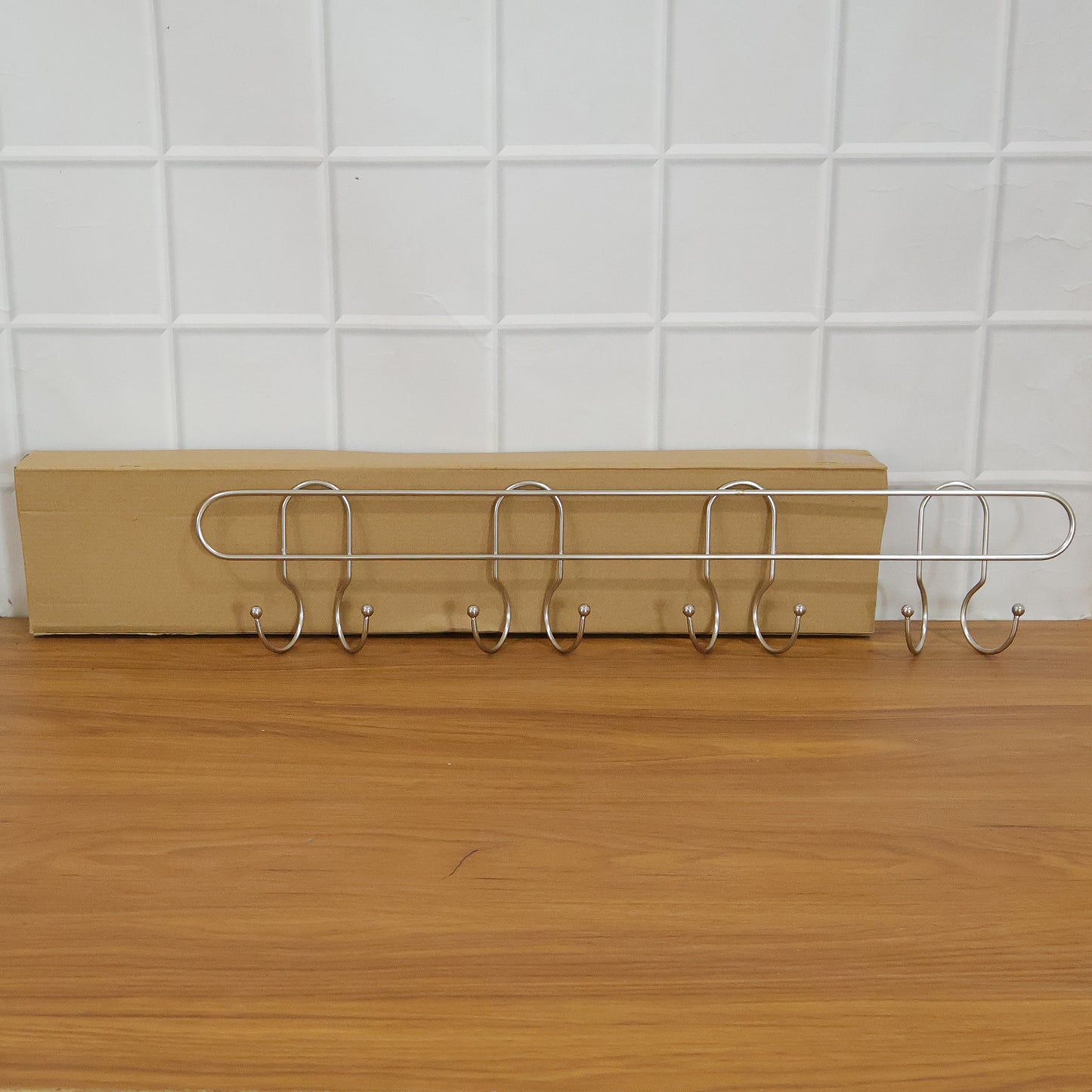 Stainless Steel Wall Hook Rack Organizer - 1 Pc - Great Price - Image 7