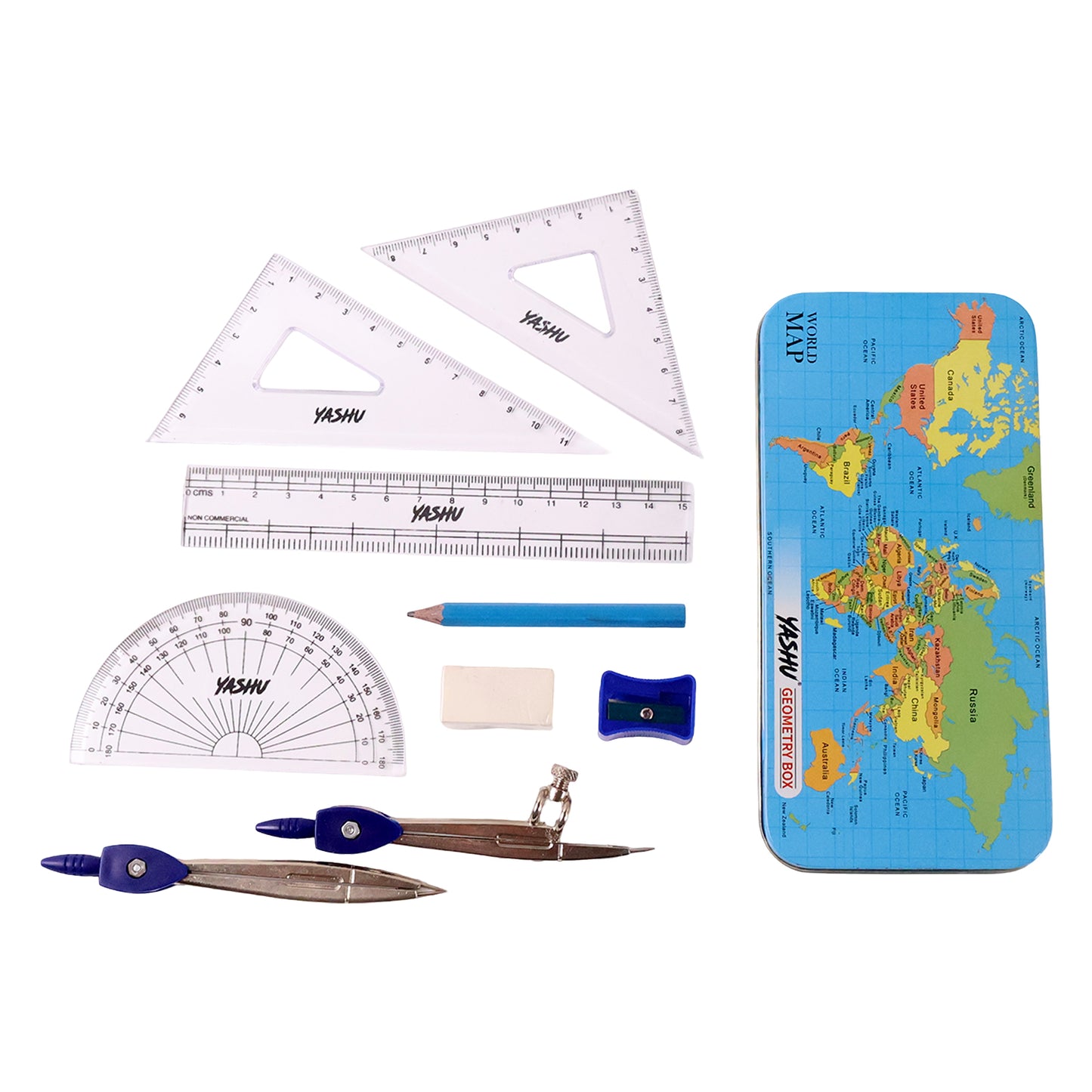 Yashu Complete Geometry Box Set With Compass - Happy Price - Image 5