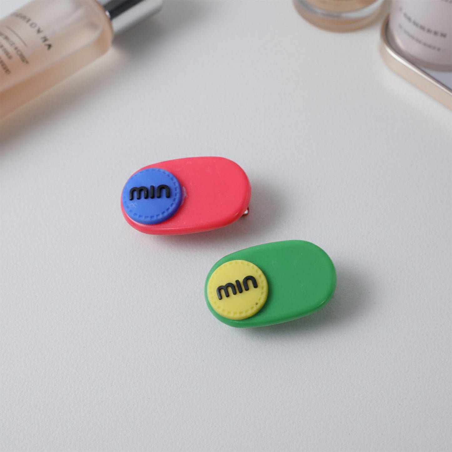 Decorative Hair Clips Set - 4 Pc Stylish Text Accent Hair Accessories for Girls & Women - Happy Price - Image 3