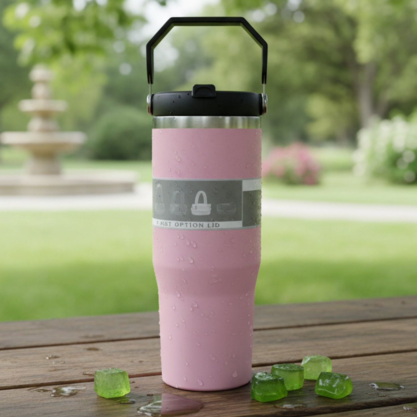 900 ML Stainless Steel Insulated Travel Tumbler with Handle - Hot/Cold Drinks - Great Price - Image 6