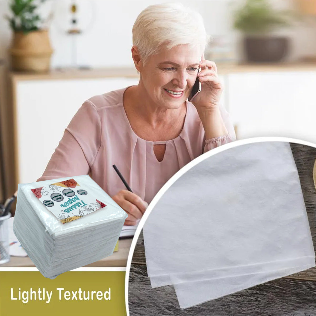 Tissue Paper For Wiping And Cleaning Purposes Of Types Of Things. - Happy Price - Image 2