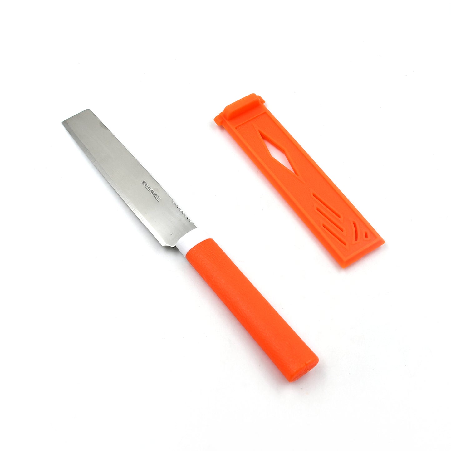 Stainless Steel Knife For Kitchen Use Knife Set Knife Non-slip Handle With Blade Cover Knife - Happy Price - Image 4
