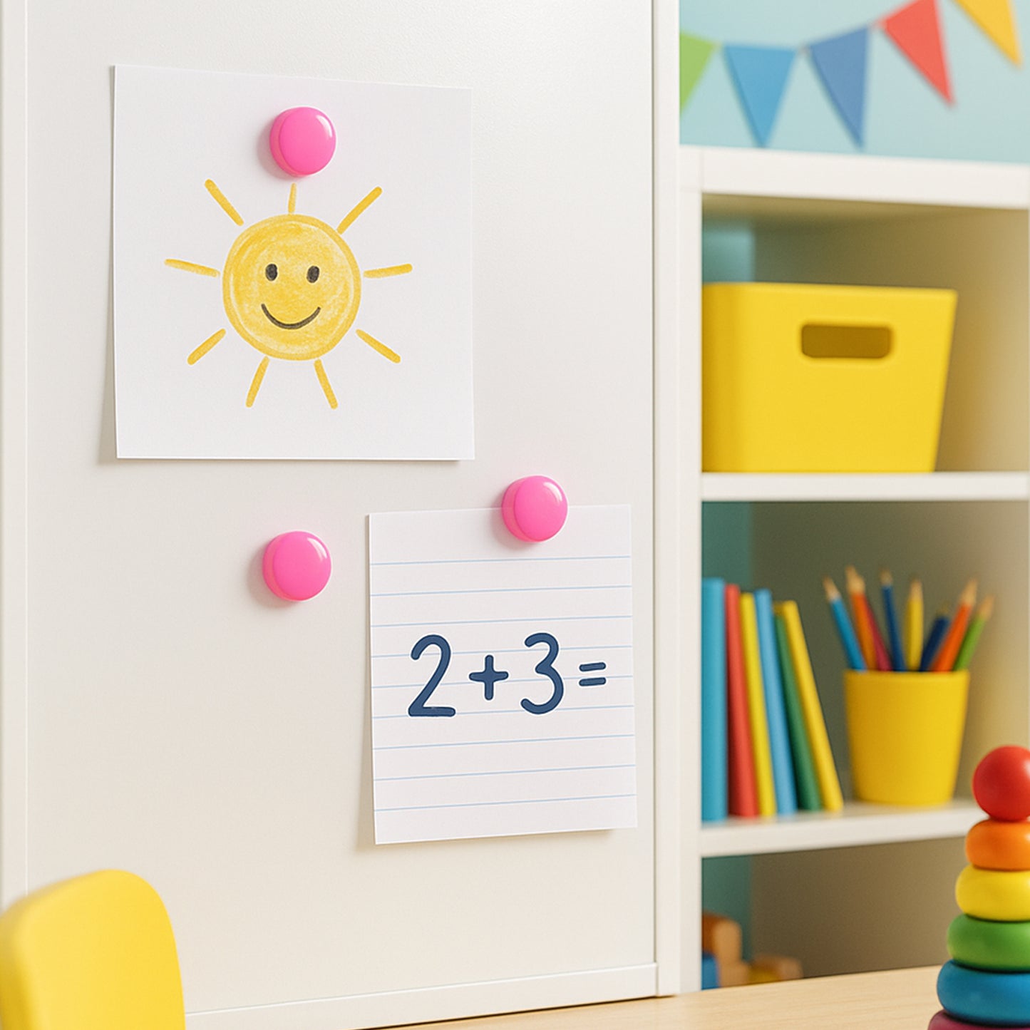 Round Fridge Magnets - Pack of 4 - Happy Price - Image 5