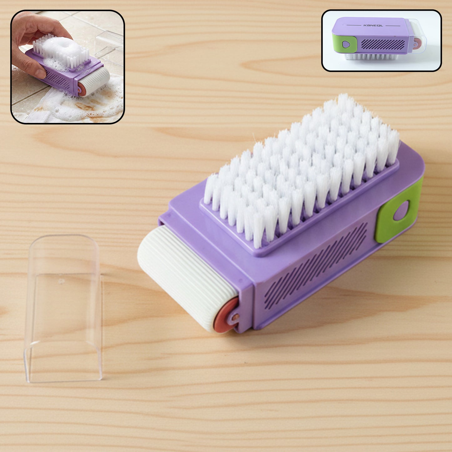 Big Multi-Purpose Cleaning Brush with Roller Scrubber (1 Pc) - Happy Price - Image 3