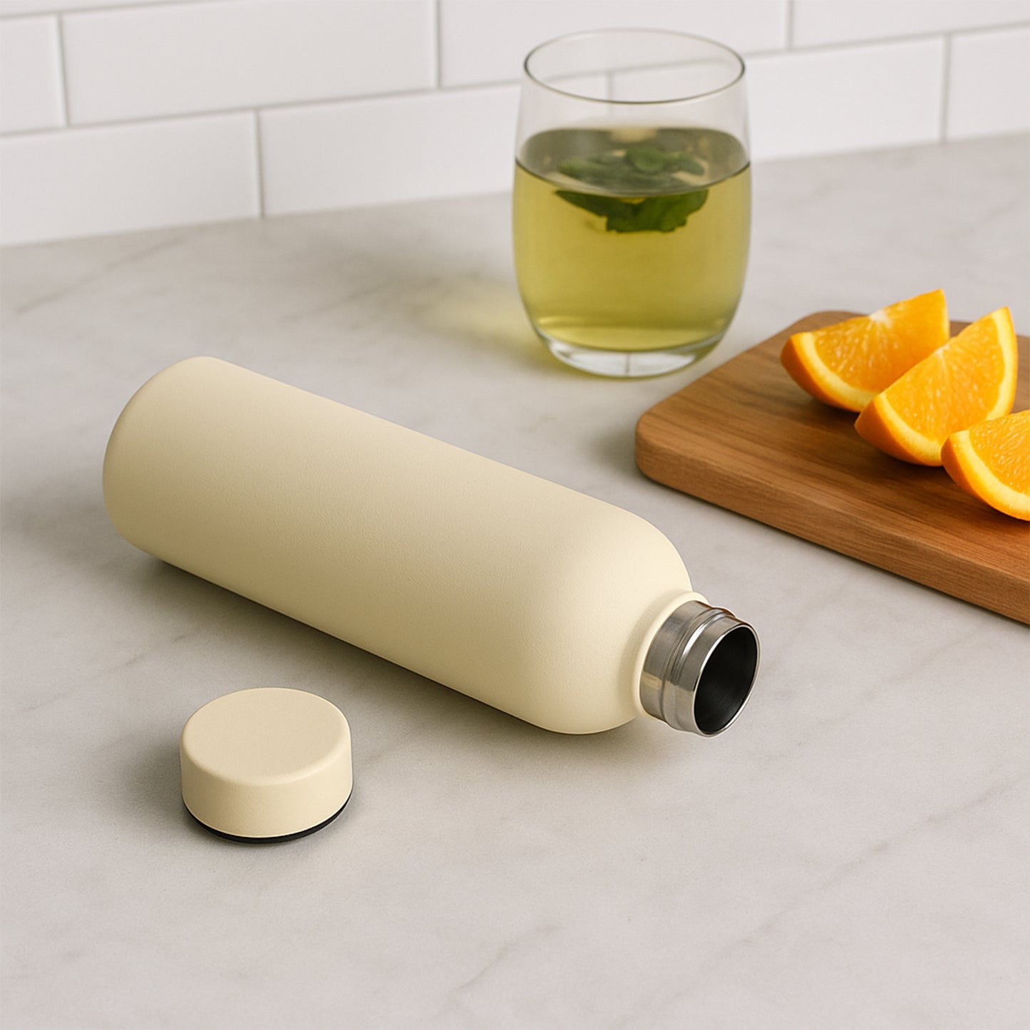 Stainless Steel Double Wall Vacuum-insulated Drink Water Bottle (Mix Color 500 Ml Approx) - Happy Price - Image 5