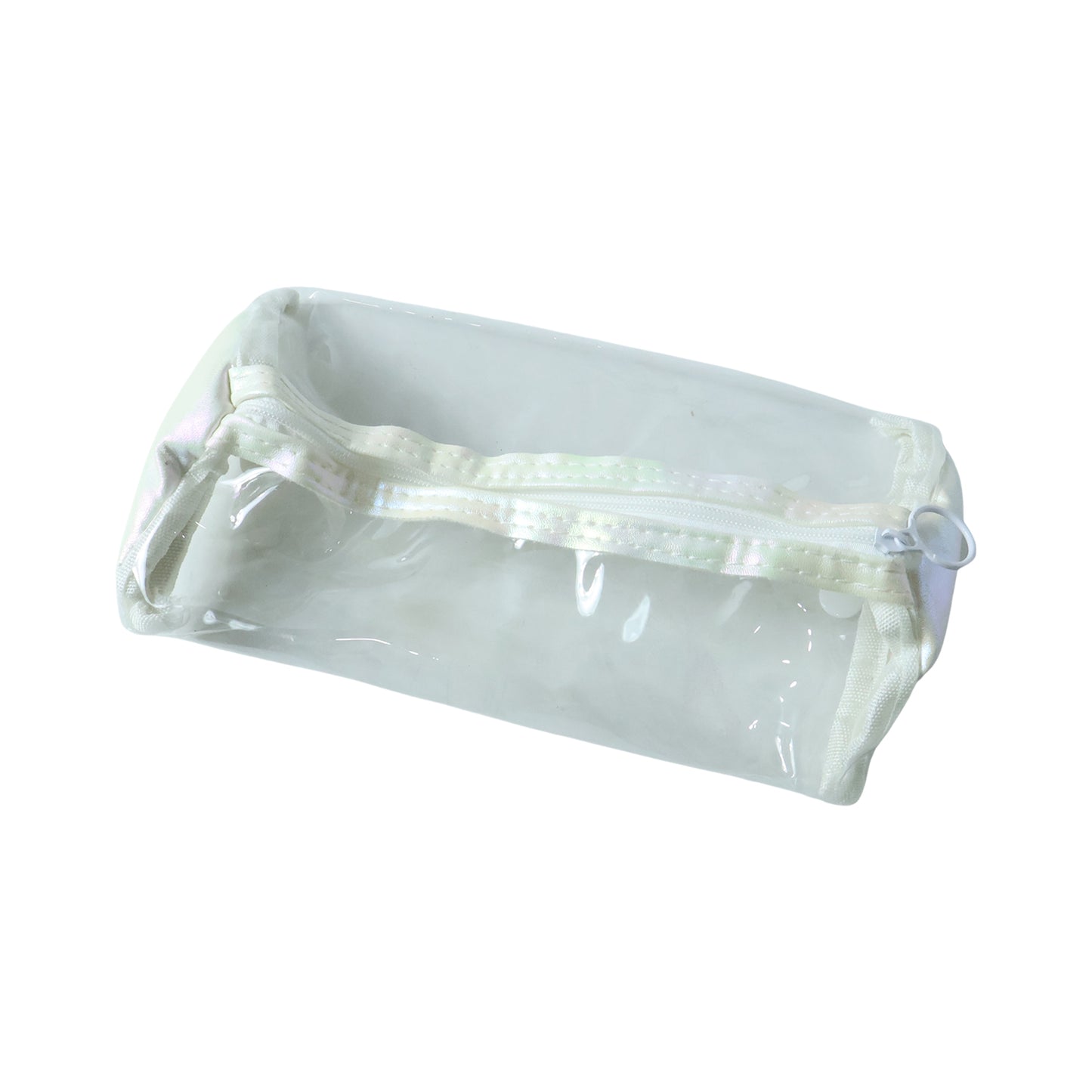 Transparent Pvc Pencil Case With Zipper Closure (1 Pc)