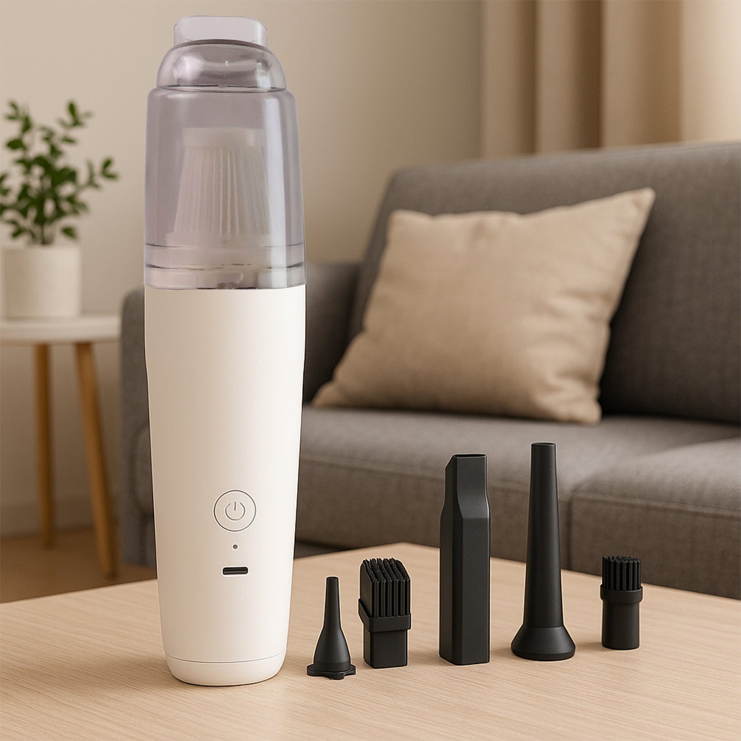 Multipurpose Cordless Rechargeable Mini Handheld Vacuum Cleaner Set - Happy Price - Image 6