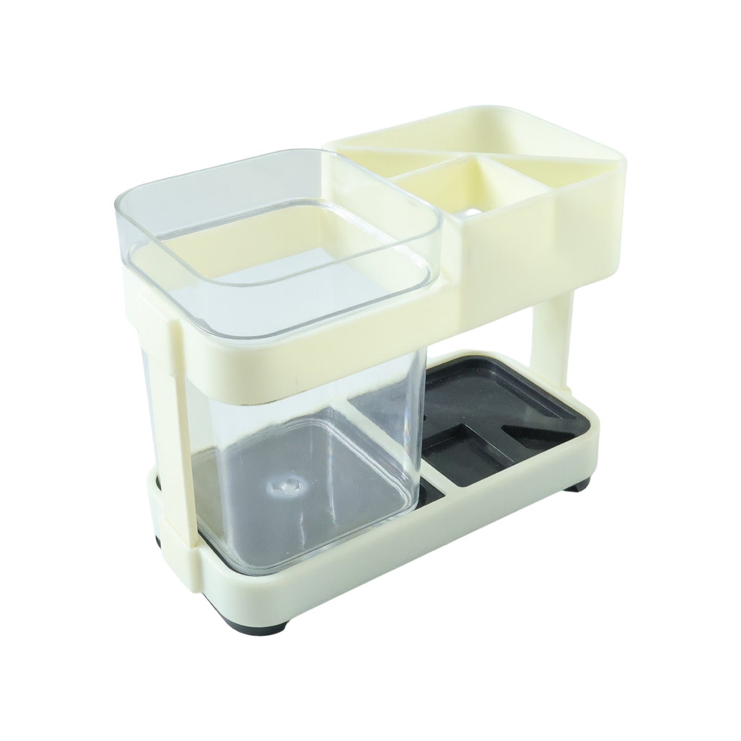 Multipurpose Bathroom Organizer Stand for Toothbrush & Toothpaste - 1 Set - Great Price - Image 3