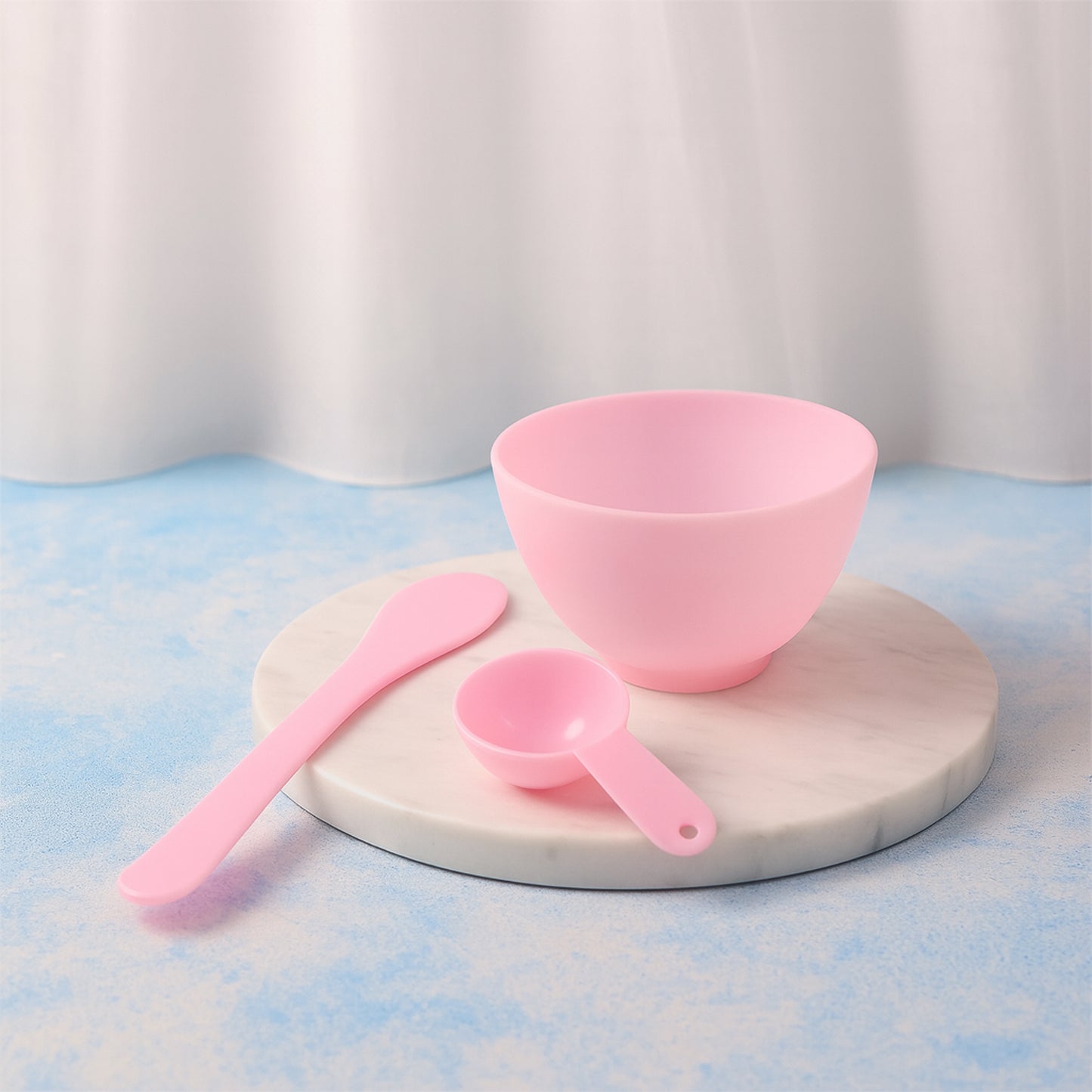 3-Piece Facial Mask Mixing Bowl Set with Spatula & Spoon - Happy Price - Image 6