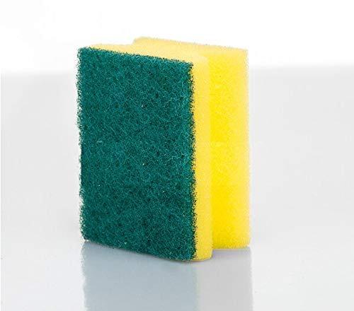 1429 Scrub Sponge 2 In 1 Pad For Kitchen Sink Bathroom Cleaning Scrubber - Happy Price - Image 4