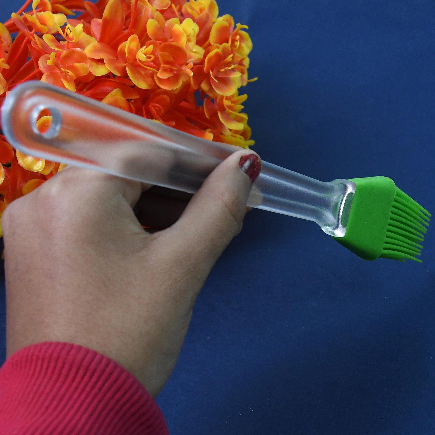 Silicone Spatula and Pastry Brush Set for Kitchen Cooking & Baking - 1 Pc - Happy Price - Image 4