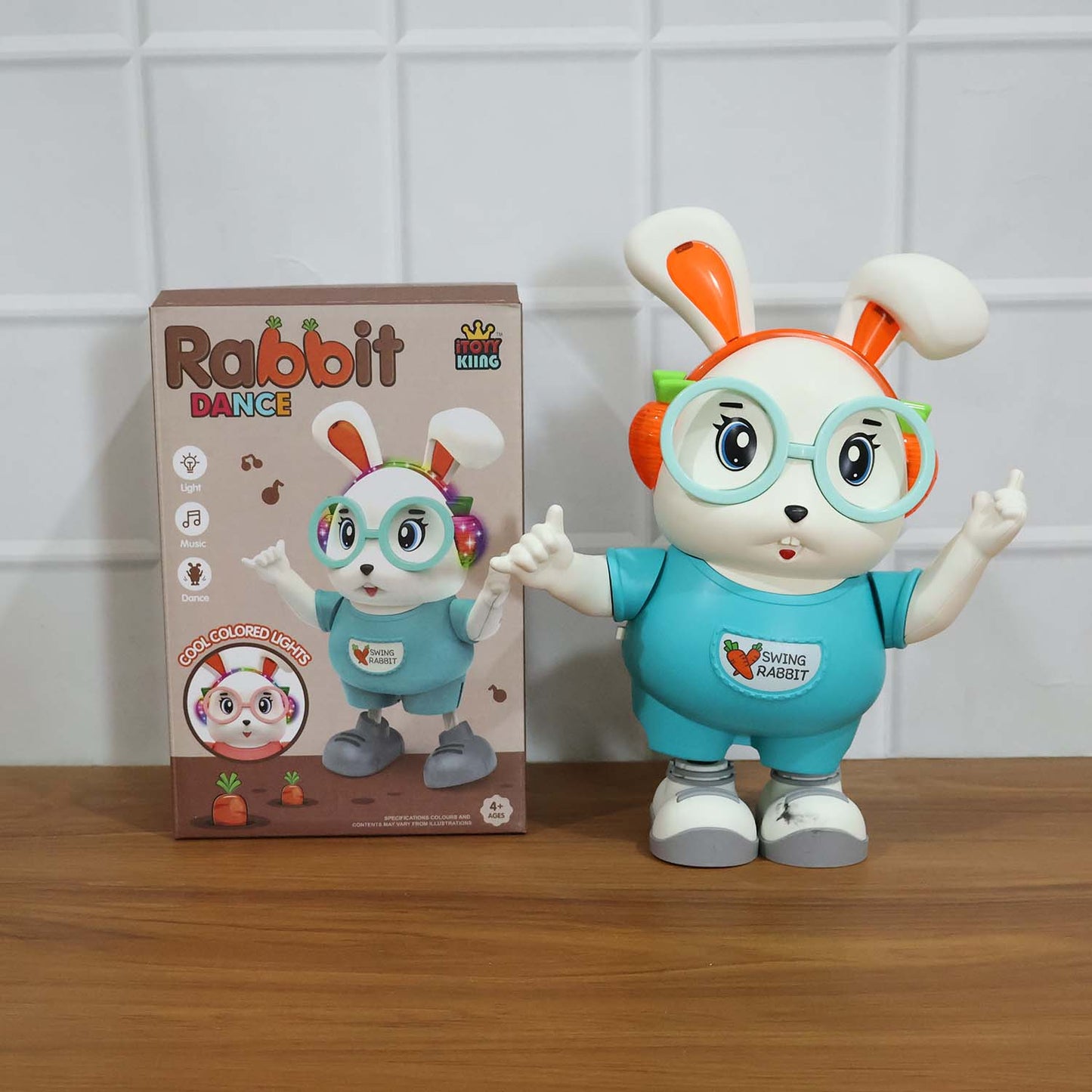 Musical Dancing Rabbit Toy with Light-Up Ears - Fun & Educational for Kids (1 Pc) - Great Price - Image 7
