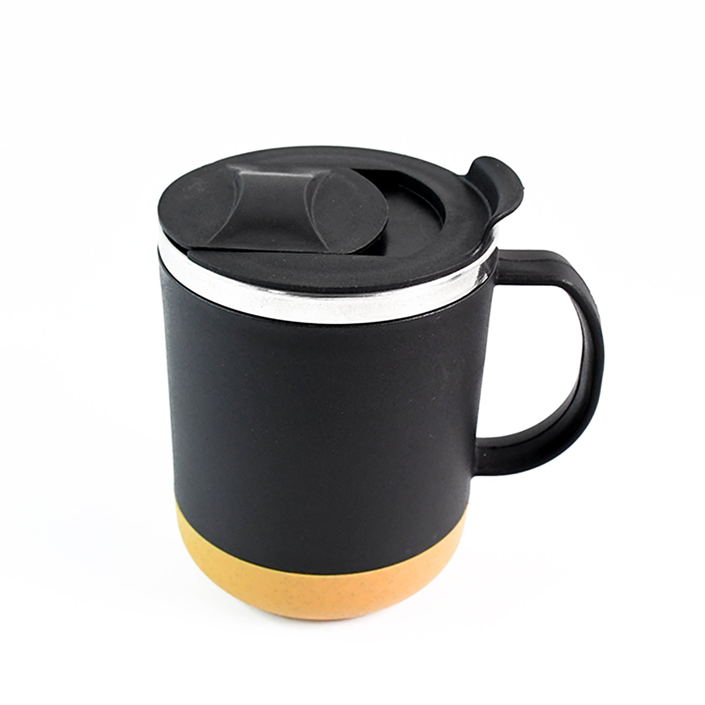 Insulated Coffee Mug With Spill-proof Lid (Approx 450ml 1 Pc) - Happy Price - Image 4