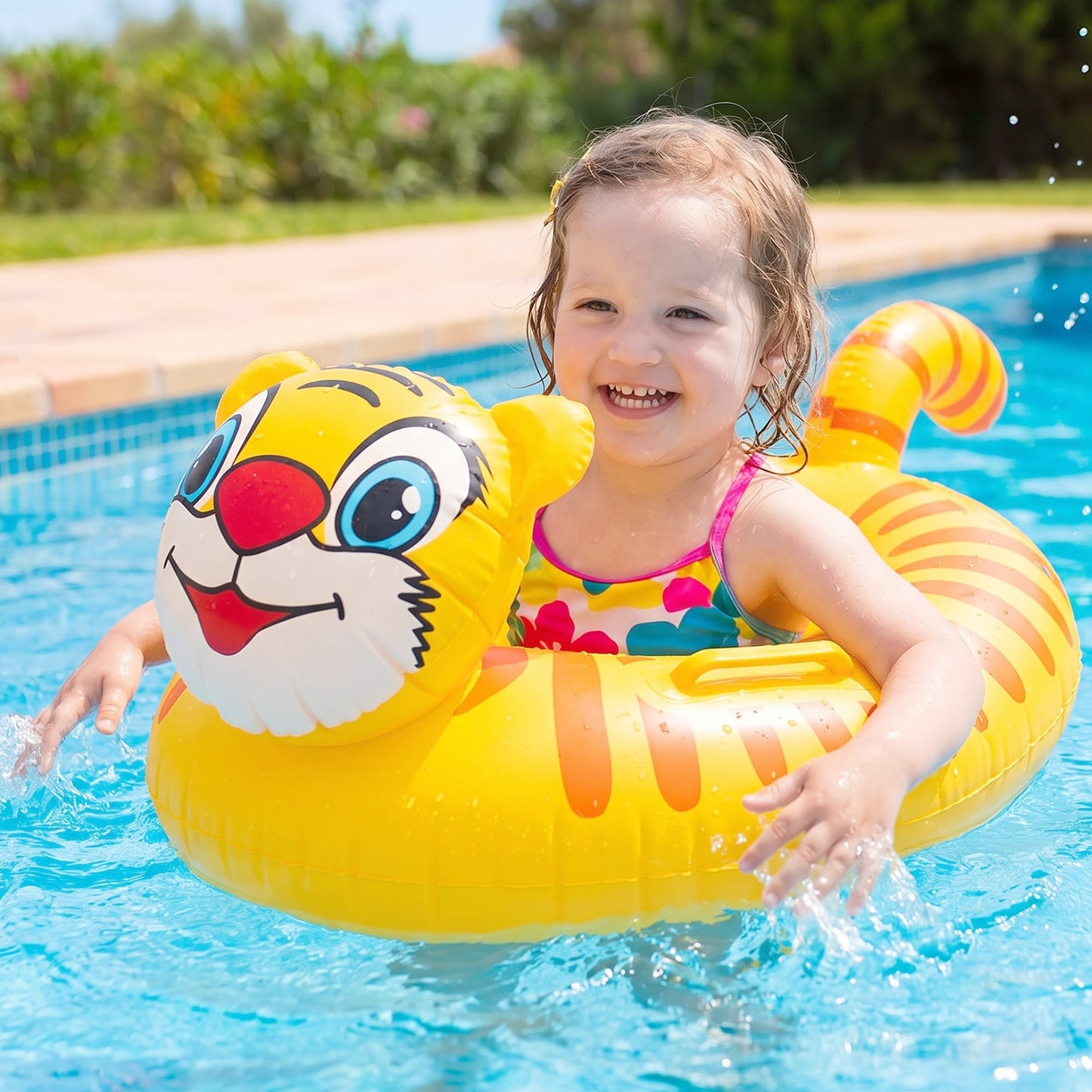 Cartoon Animal Inflatable Kids Swimming Ring - 1 Pc Mix Design - Great Price - Image 6