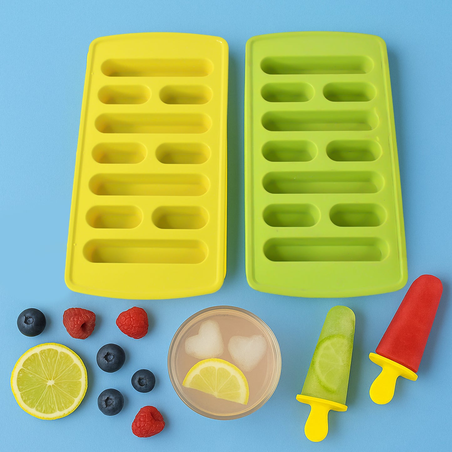 Plastic Ice Cube Tray Set (4 Pc) - Happy Price - Image 3