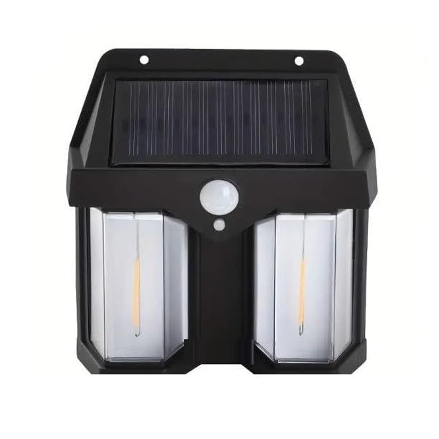 Outdoor Solar Wall Lamp Outdoor Waterproof High Quality Lamp Induction Garden Lamp Garden Villa Night Lamp Double Lamp Light (1 Pc) - Happy Price - Image 4