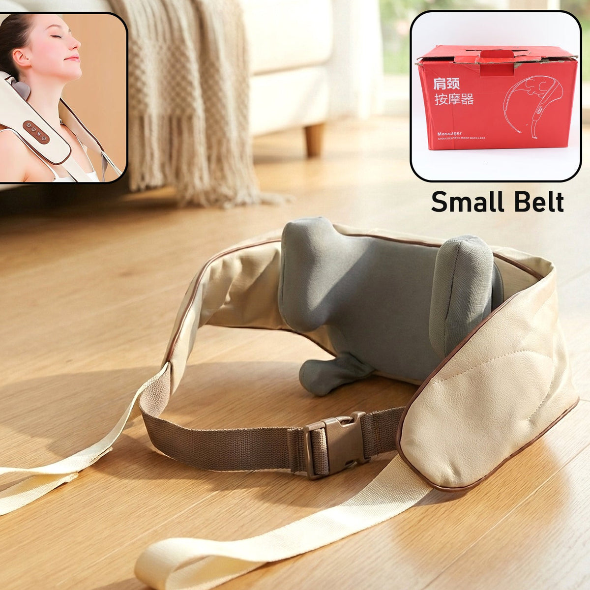 Adjustable Neck & Shoulder Comfort Belt for Pain Relief (1 Pc) - Happy Price - Image 1