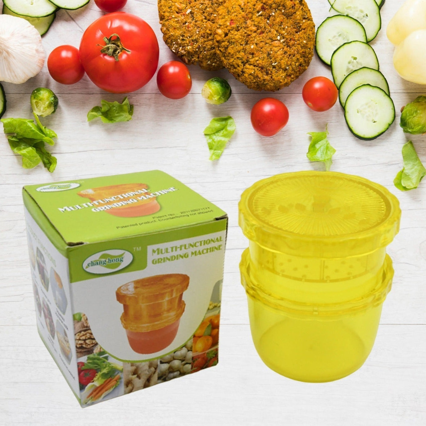 Multi-function Grinding Machine 2 In 1 Portable Manual Citrus Juicer For Grind Ginger And Garlic Slurry Fruit Squeezer Squeeze Soy-bean Milk Vegetable Salad. Juice Cup Child Healthy Life Potable Juicer Machine - Happy Price - Image 1