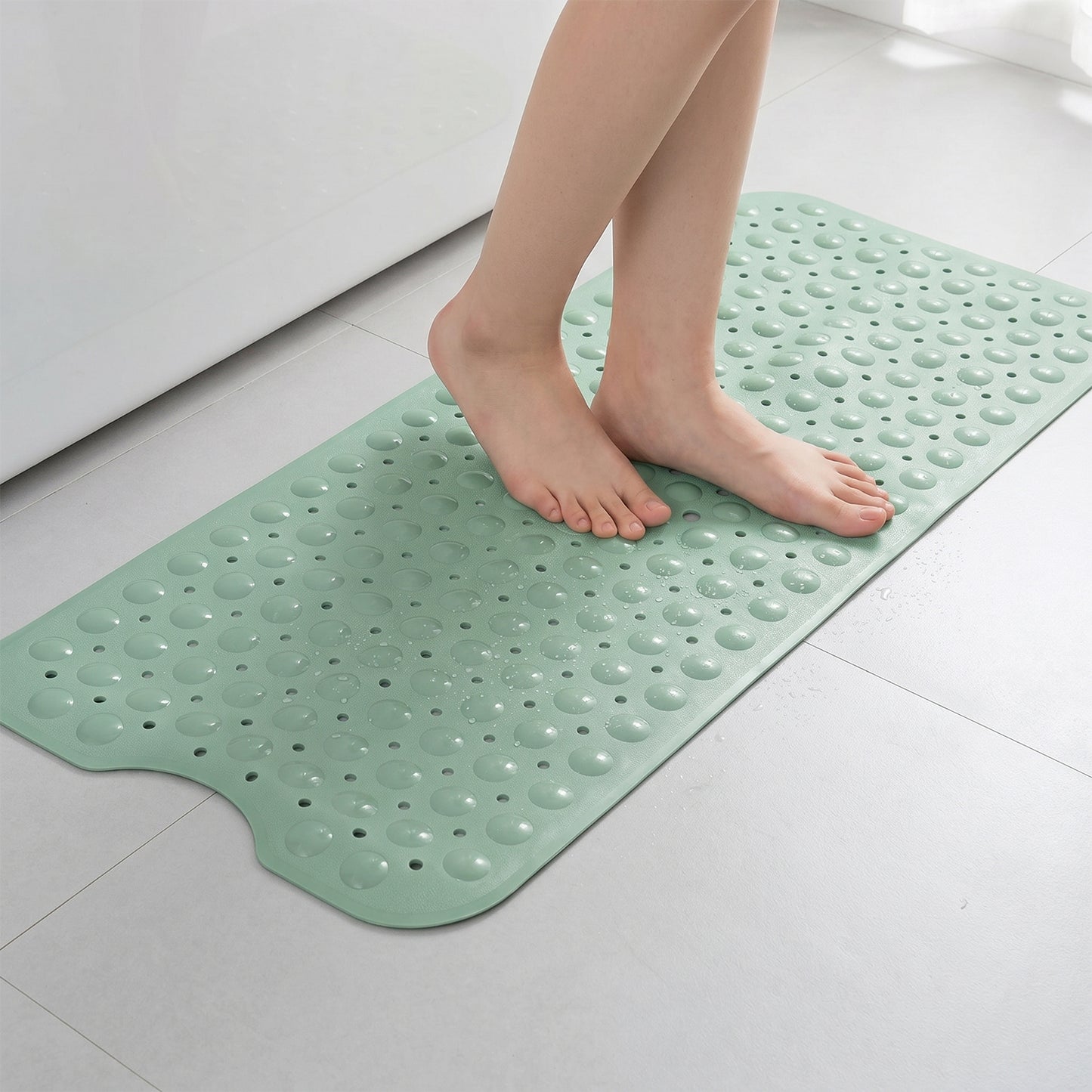 Large Anti-Slip Suction Bath Mat 100x40 Cm - Secure Grip Shower Floor Mat (1 Pc) - Great Price - Image 3