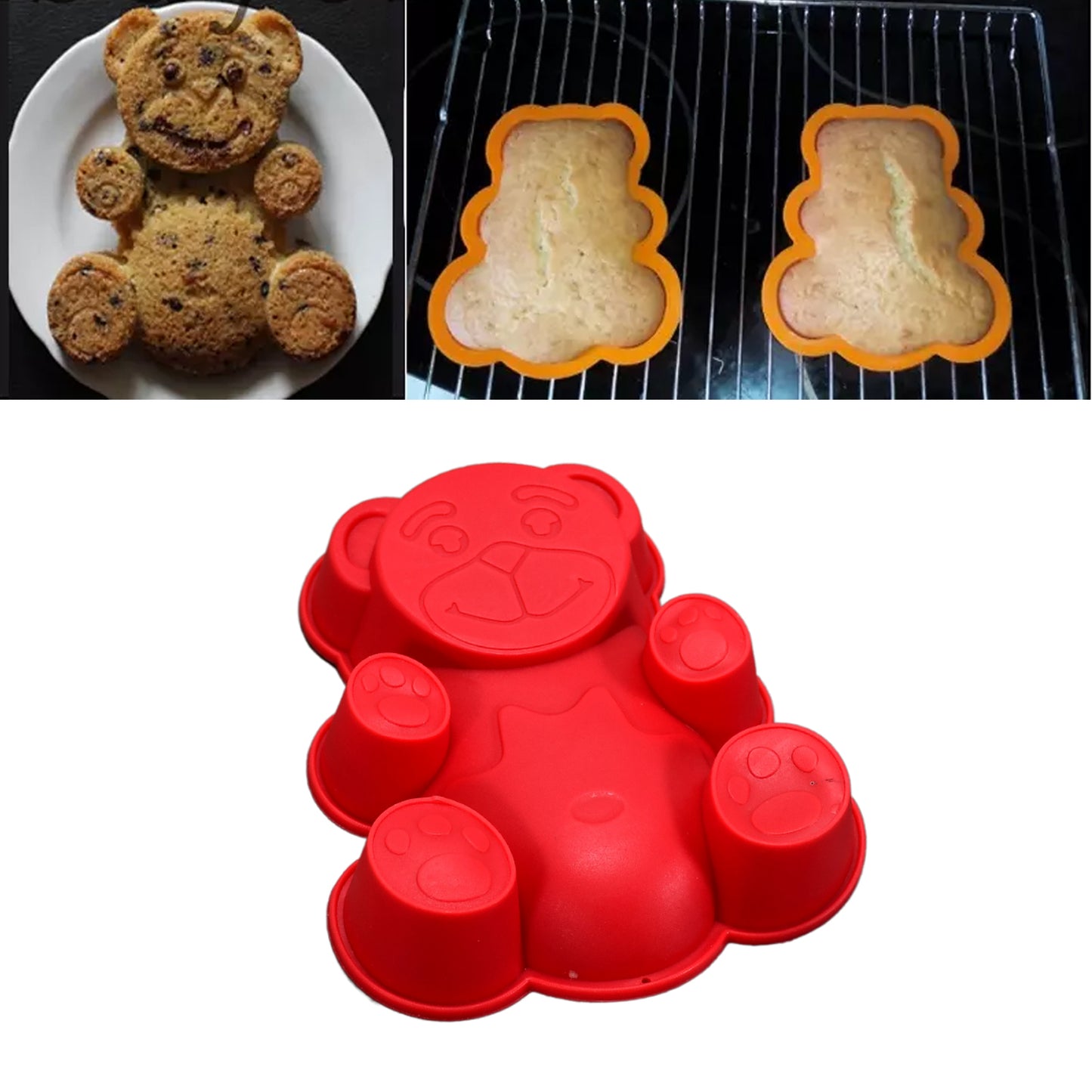 Silicone Animal Mould Cake Mould Chocolate Soap Mould Baking Mould Soap Making Candle Craft (Animal Mould) (Set Of 4) - Happy Price - Image 3