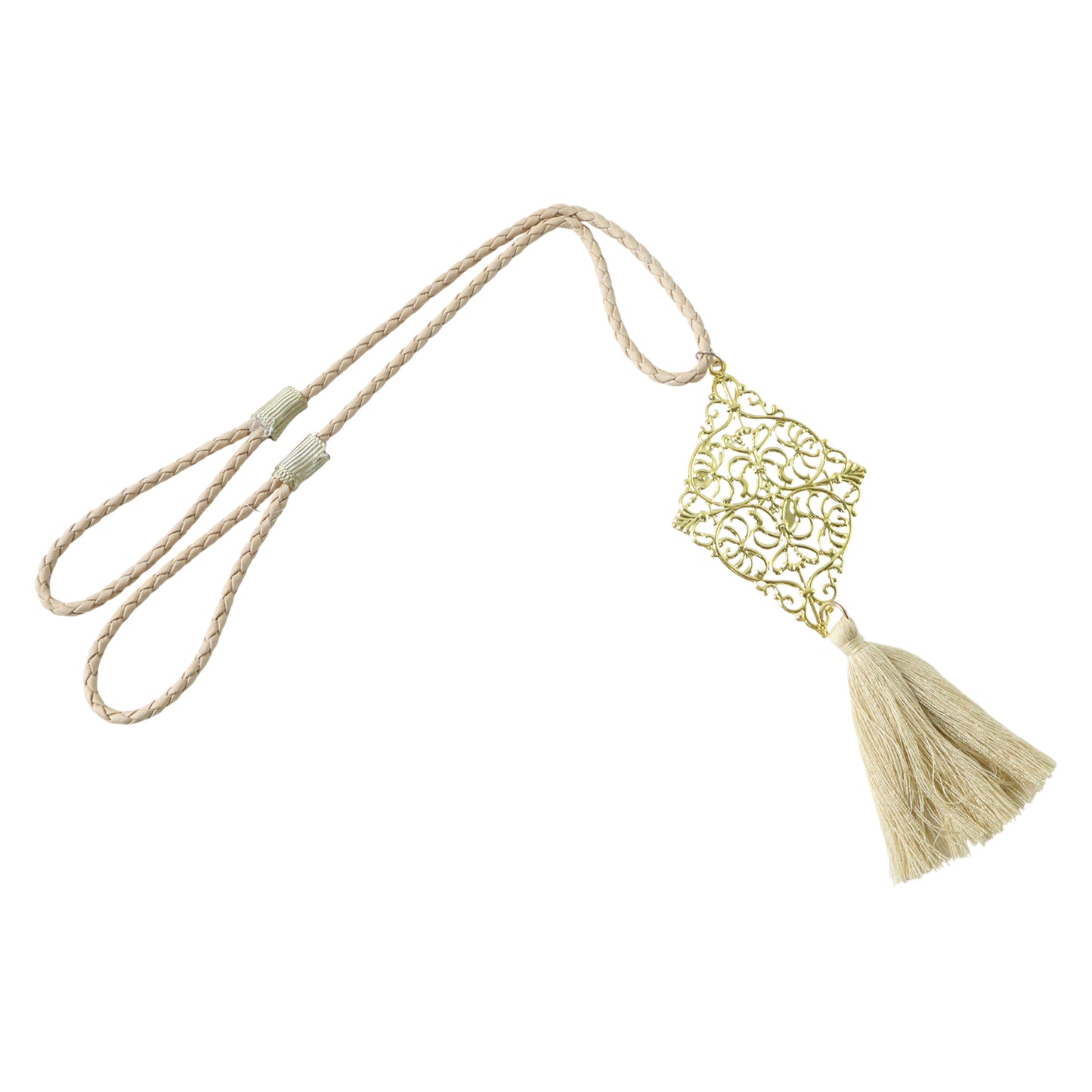 Decorative Curtain Tieback Tassel (1 Pc) - Elegant Braided Rope Holder - Happy Price - Image 4