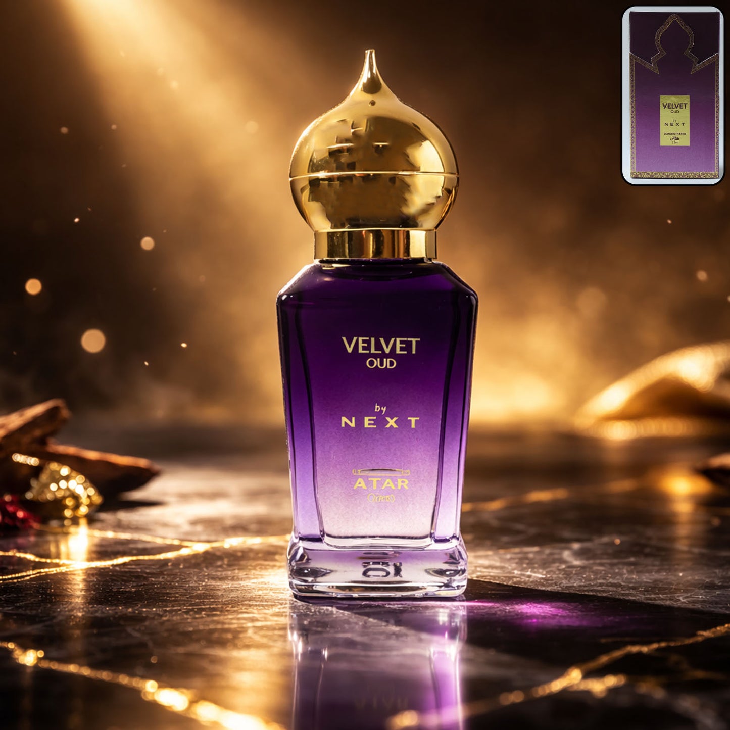 Next Premium Velvet Oud Attar Perfume 12 ML - Concentrated Non-Alcoholic Fragrance Oil - Great Price - Image 2