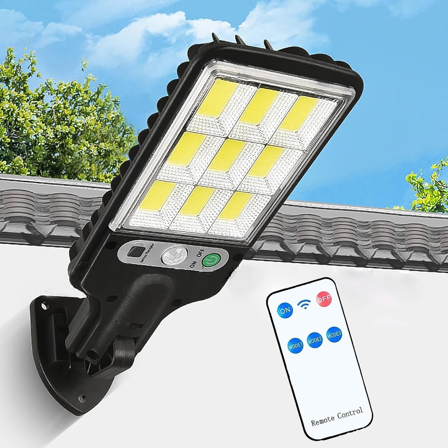 High-power Solar Led Street Light With Motion Sensor Remote Control - Happy Price - Image 6
