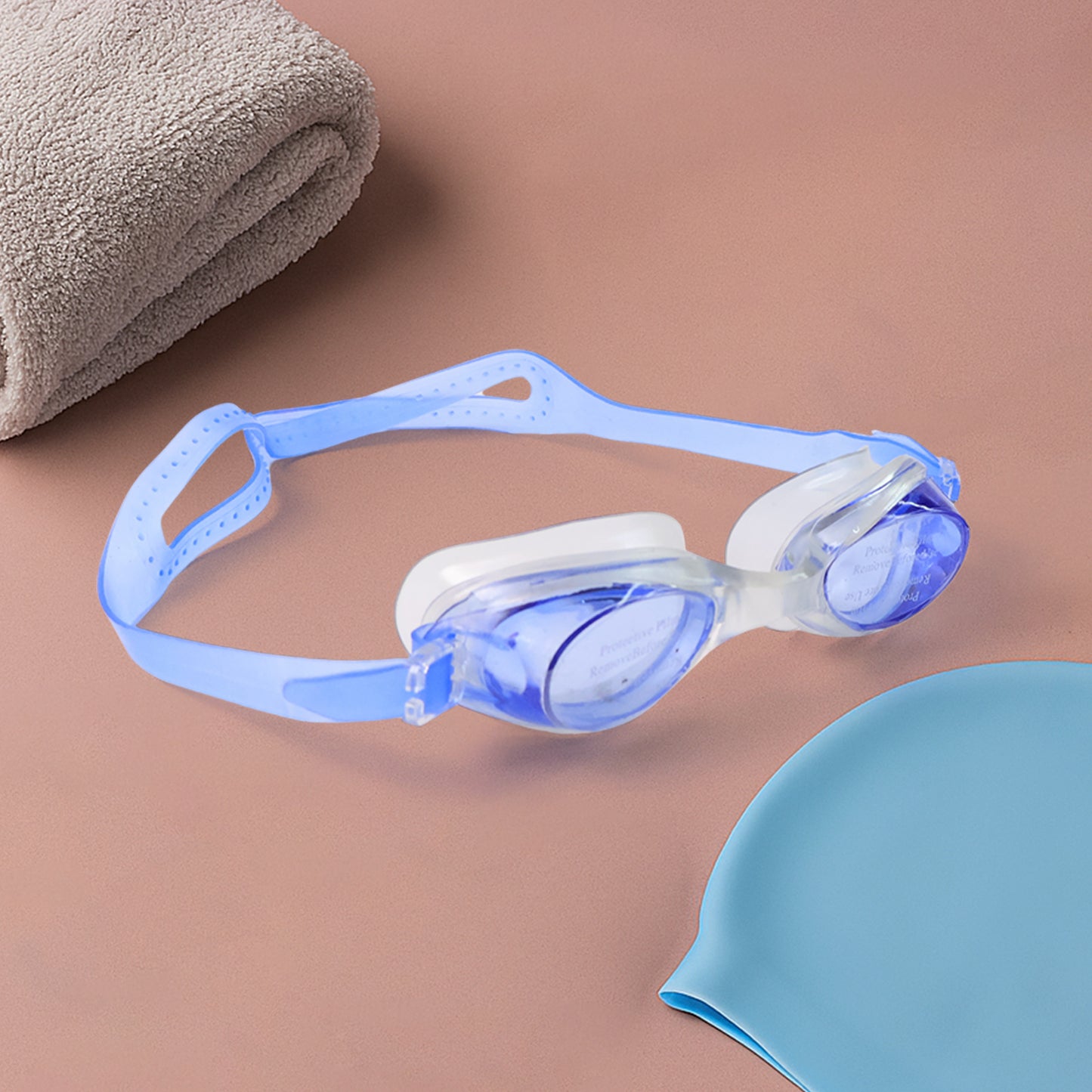 Adjustable Anti-fog Swimming Goggles With Uv Protection And Soft Silicone Strap - Happy Price - Image 3