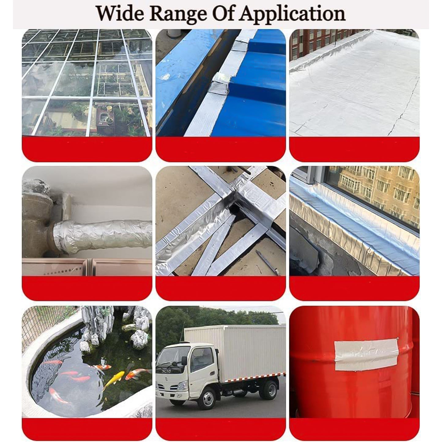 50mm B-Grade Butyl Rubber Waterproof Sealing Tape for Roofs and Leaks - Happy Price - Image 3