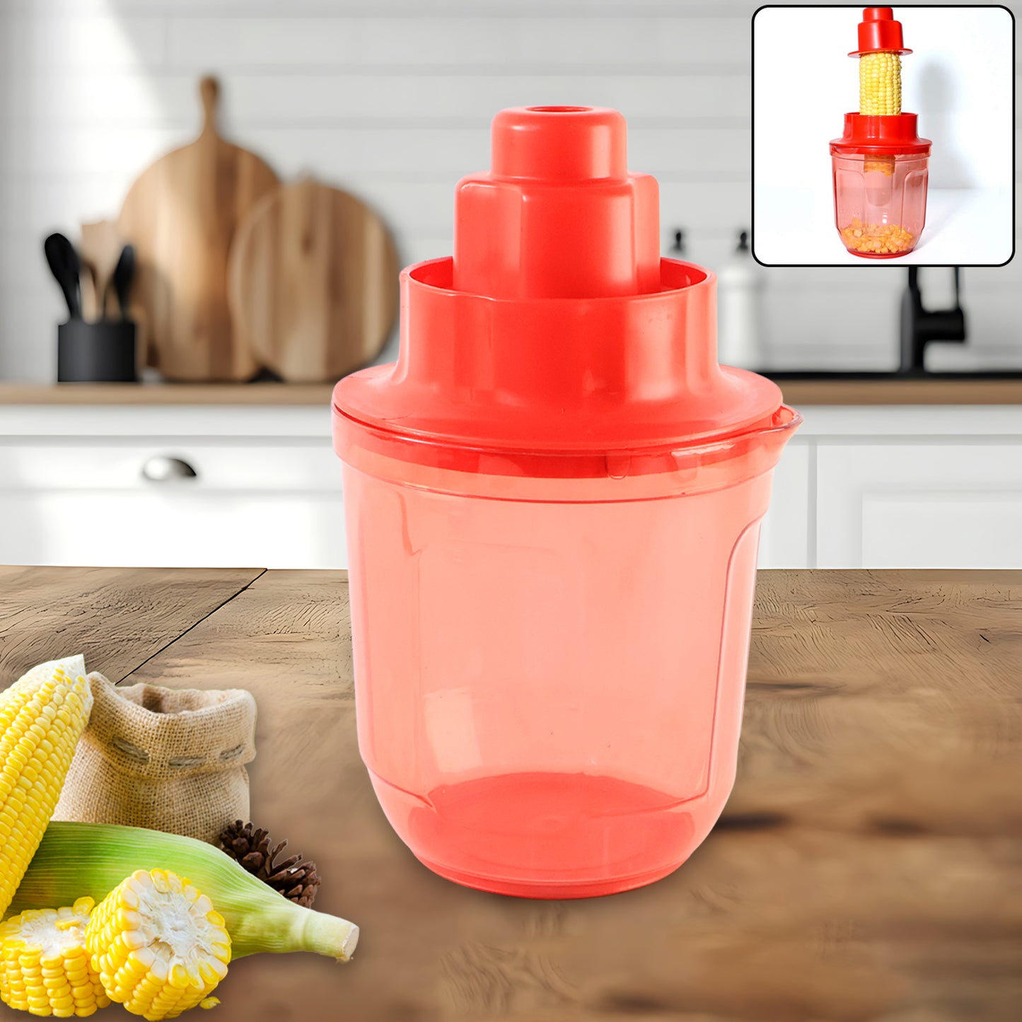 Supermom Corn Cutter With Steel Blades (1 Pc) - Happy Price - Image 4