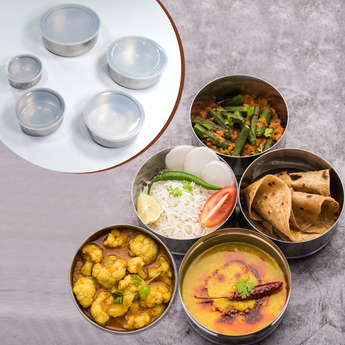 Stainless Steel Food Storage Airtight Leak Proof Lunch Box - Happy Price - Image 6