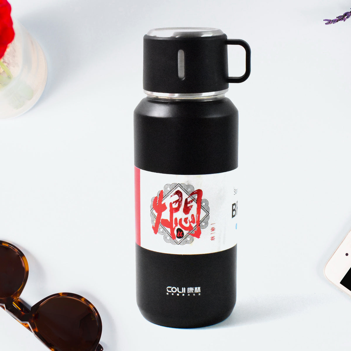 900 ML Stainless Steel Insulated Flask - Hot & Cold Drinks, Leak-Proof, Wide Mouth - Great Price - Image 5